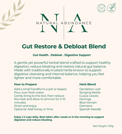 Gut Restore & Debloat Herbal Tea Blend