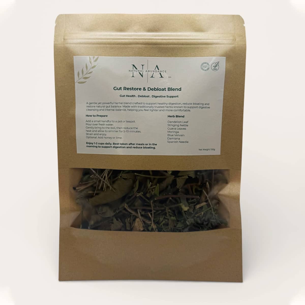 Gut Restore & Debloat Herbal Blend