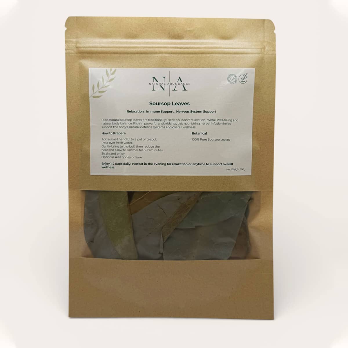 Pure Soursop Leaves