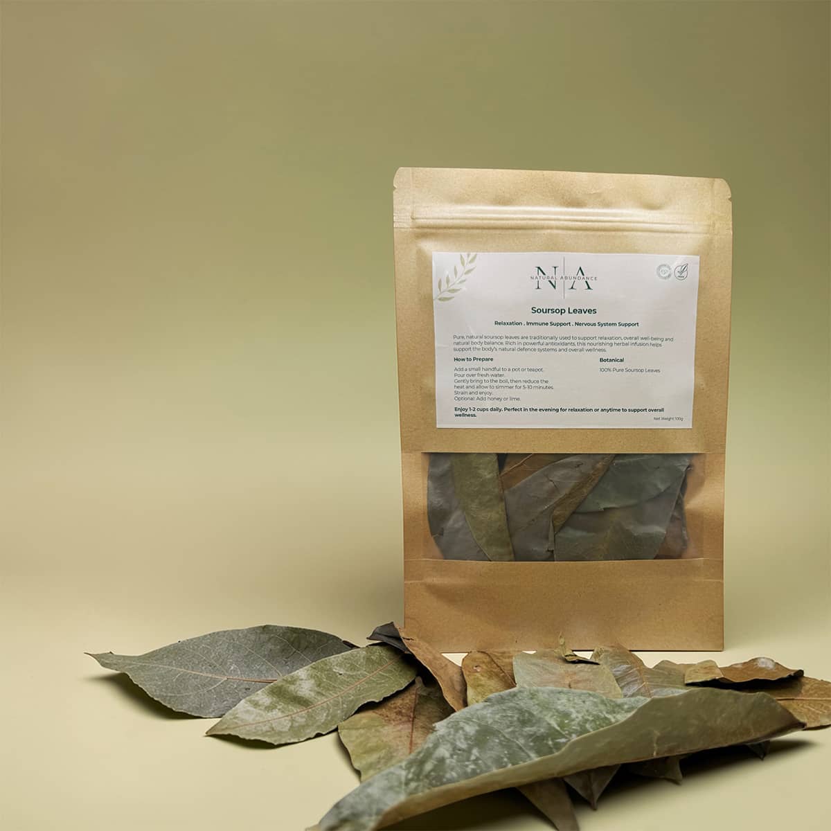 Pure Soursop (Graviola) Leaves