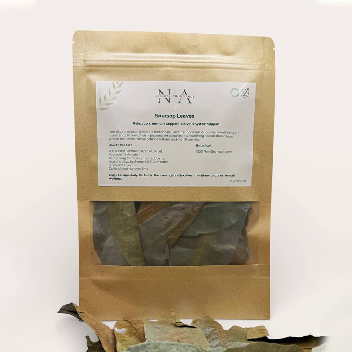 Pure Soursop (Graviola) Leaves